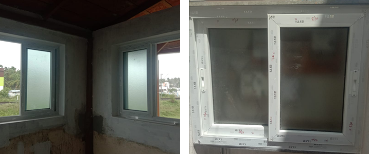 UPVC combination windows